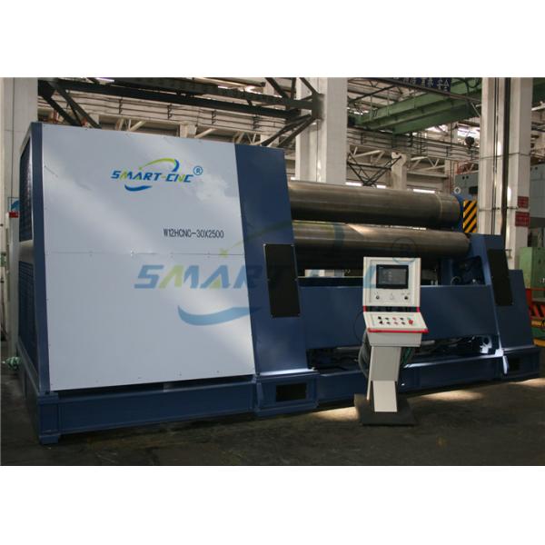 High Efficiency Roll Plate Bending Machine Human Machine Interface Intelligent