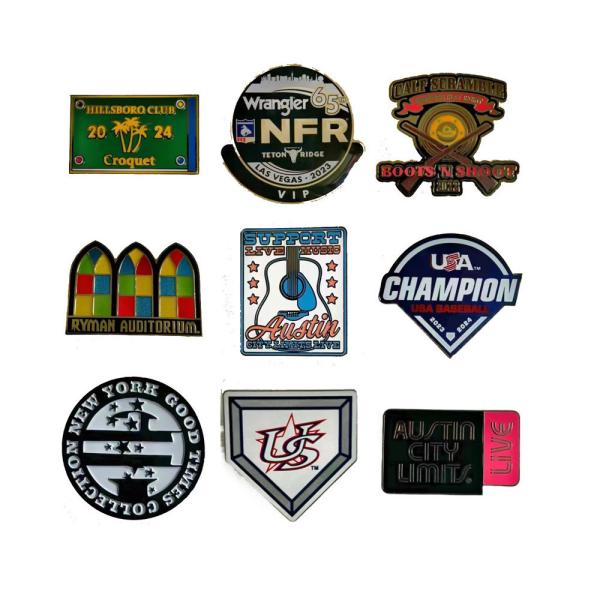 Custom Soft Enamel Lapel Pins 1.5in Metal Badges