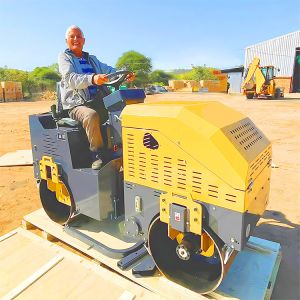 Factory Price CE Certified Double Drum Road Roller 1500kg Asphalt Compactor