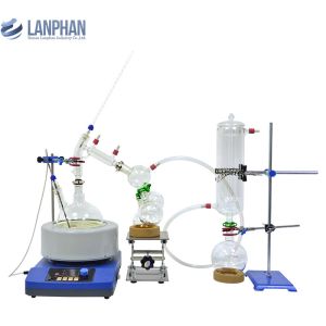 Chiller Head 2L Short Path Distillation System 650W Heating