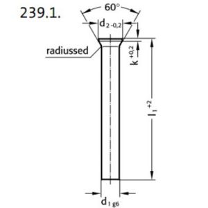 Quality Shape D Mold Ejector pins for sale