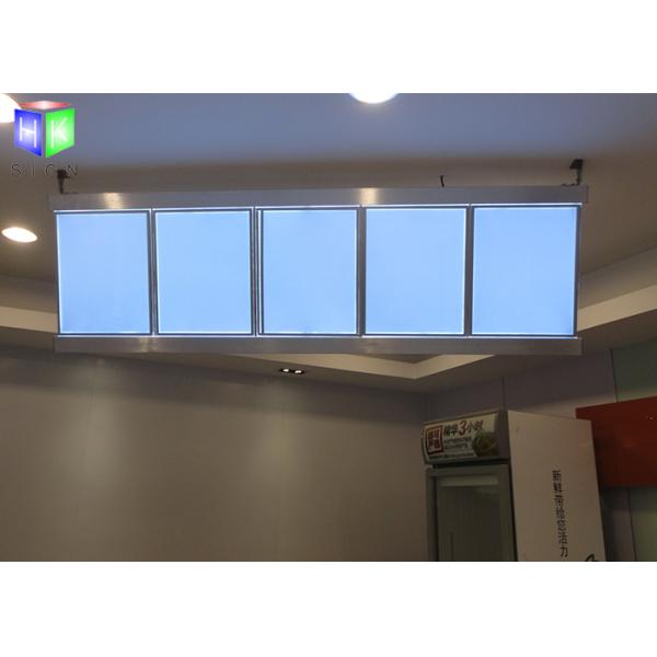 Magnetic Crystal LED Light Box , Wall Mounted Lightbox With Aluminum Frame