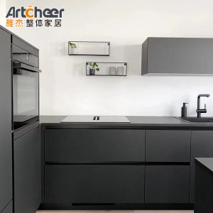 Modern Kitchen Furniture Design Allure Cabinets With Door Handles And Dish