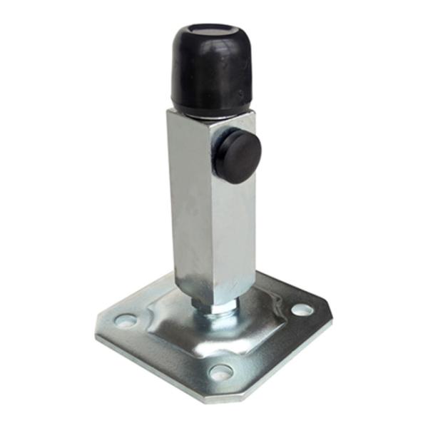 Glass Floor Electric Gate Stopper With Bolt Down Base Wall Install Kit
