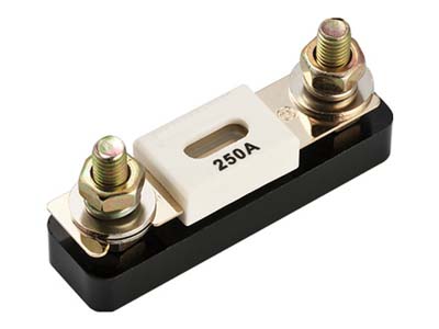 Heavy Duty 200A Automotive Bolt-on Bolt-down Fuse 80V dc For Electric Forklift Battery Charger Pallet Truck Golf Cart