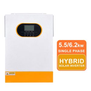 China 6.2kw 5.5KW 48V Pure Sine Wave Hybrid Solar Inverter with MPPT High Voltage Input Lithium Battery RS485 Communication on sale China 6.2kw 5.5KW 48V Pure Sine Wave Hybrid Solar Inverter with MPPT High Voltage Input Lithium Battery RS485 Communication on sale