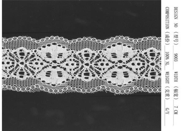 Sewing Pattern Lingerie Lace Fabric , Geometric Lace Fabric For Underwear