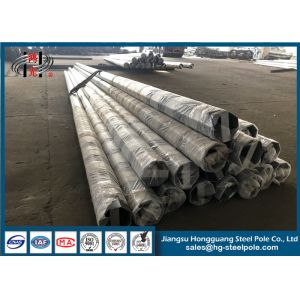 Q345 CO2 Welding Electric Transmission Line Pole NEA Standard with Luminous