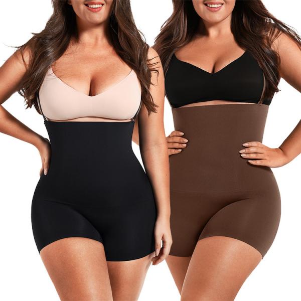 Instant Smooth and Tummy Control Women's Waisted Shapewear with Eco-Friendly