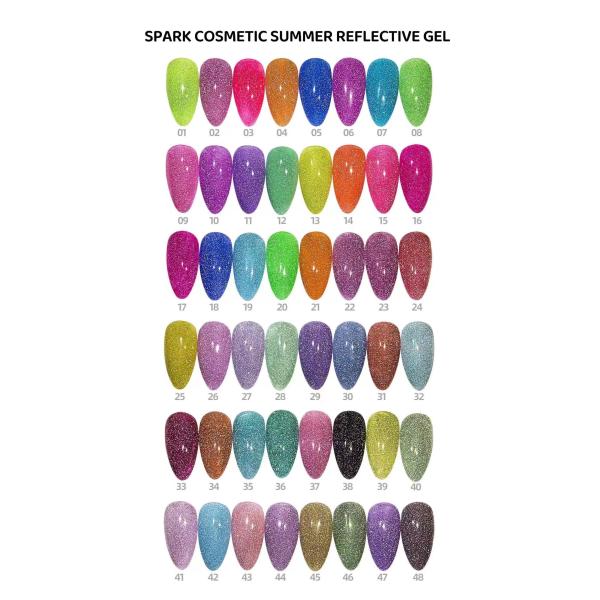 Custom 15ml Flash Shiny Disco Gel Soak Off Diamond Reflective Glitter Gel Polish Neon for Manicure Nail Art UV Nail Gel MSDS