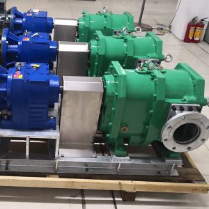 Self Priming Water Rotary Lobe Pump Pressure Resistant Practical