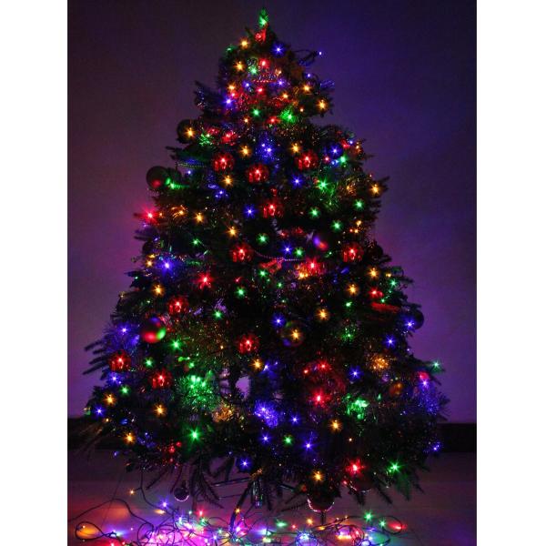 3W Solar Christmas String Lights Multicolor 240LED IP67 Solar Fairy Lights For Patio Balcony