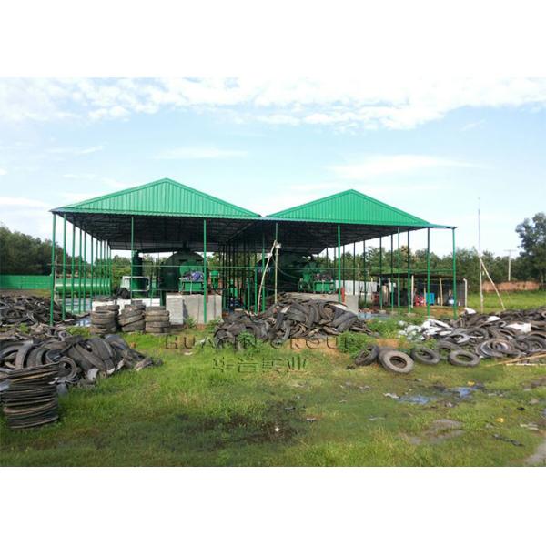 Buy CE Pyrolysis Tyre Recycling Plant In USA Rubber Pyrolysis Plant at wholesale prices