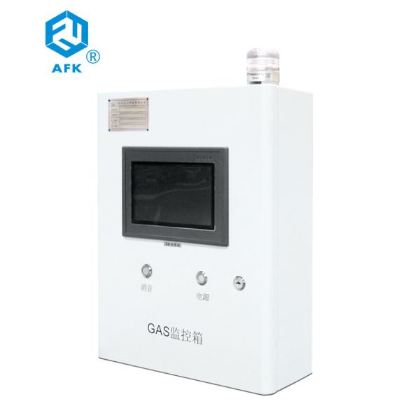 Buy AFK Real Time Gas Monitoring Box PLC touch screen Audible / visual alarm for 16 channels at wholesale prices