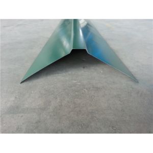 Single Chain Ridge Cap Roll Forming Machine With Auto Stacker 12 Stations