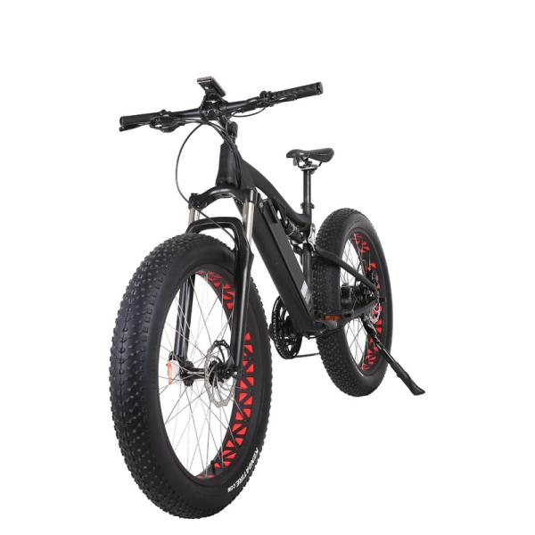26 Inch Wheel E Bike Smart Type Sensor Disc Brake 7 Speed Fat Tyre Mountain Electric Bike