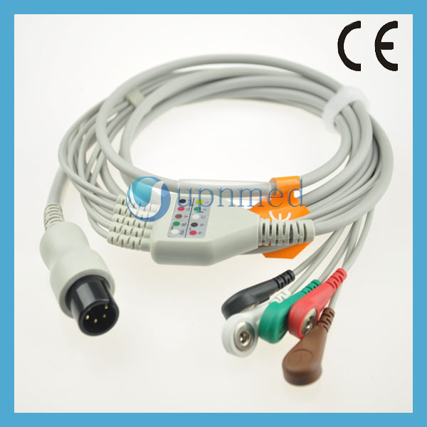 Buy Goldway /Mindray ECG Cable with leadwires,6pin at wholesale prices