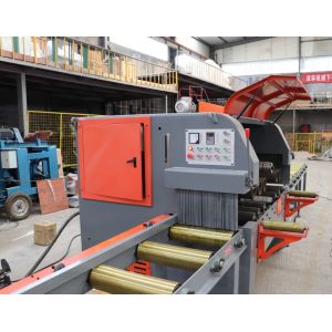 Square Timber Multiple Rip Saw Woodworking Machine 400mm Sawing Width