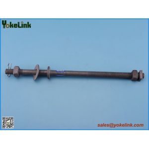 Double offest pole band for pole line hardware