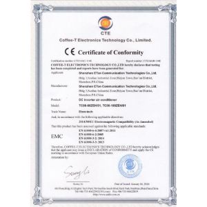 TIANJIN ESTEL ELECTRONIC SCIENCE AND TECHNOLOGY CO., LTD Certifications
