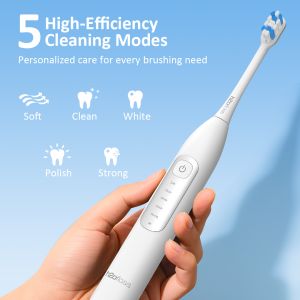 Sonic Electric Toothbrush, High-Quality Rechargeable Toothbrush, LCD Display