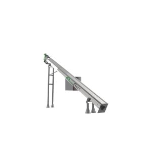 5200mm Length 1.5kw Inclined Screw Conveyor