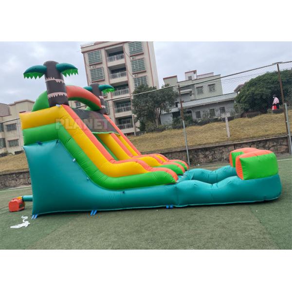 PVC Jungle Party 1000D Durable Inflatable Pool Slide