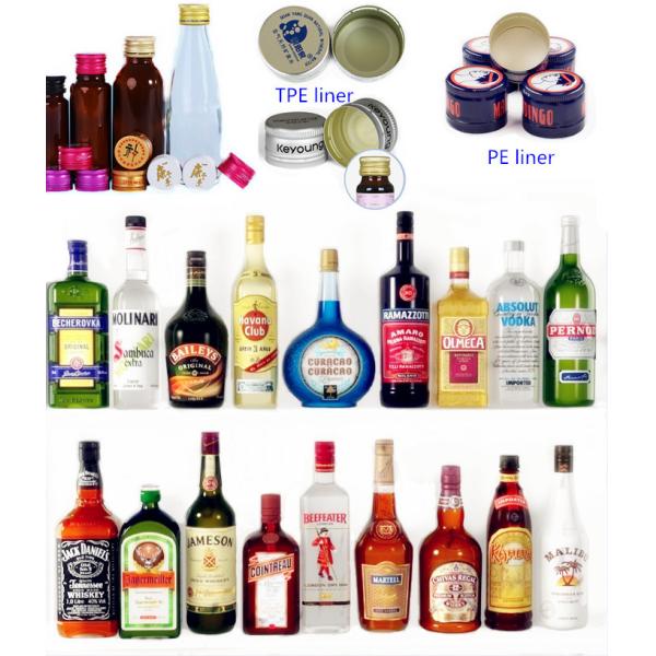 28mm MCA Aluminum Metal Twist Off Caps for Soft Drink Sparkling Water bottle