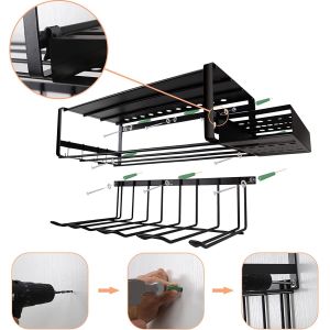 Customized Power Tools Organizer Practicality and Convenience in a Wall Mounted