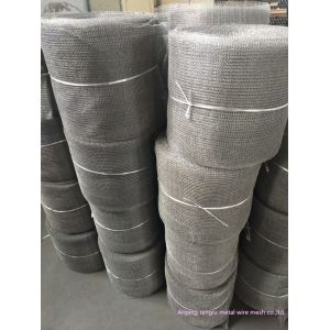 Stainless Steel Crimped Wire Mesh Compressed Knitted Irregular Hope Shape