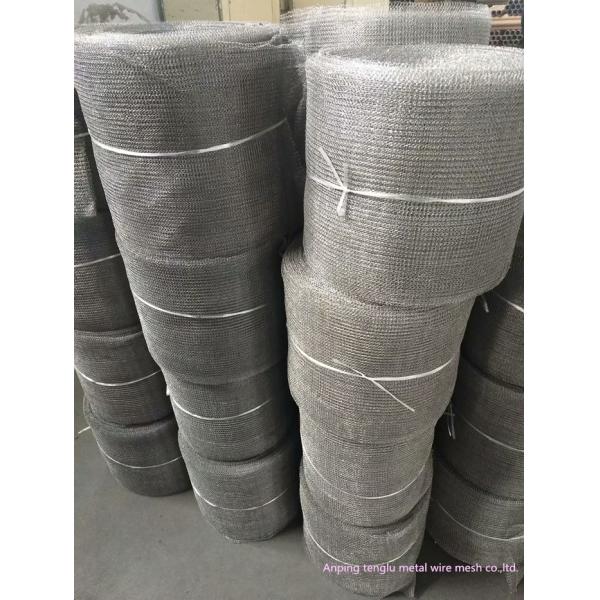 Buy Stainless Steel Crimped Wire Mesh Compressed Knitted Irregular Hope Shape at wholesale prices