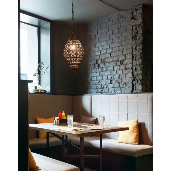 Metal Hollow Hanging Light Morocco Exotic Pendant Light for Turkish Southeast Asia Cloth Shop Light(WH-DC-20)