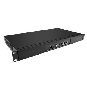 1U rackmount D2500 4 Gigabit LAN firewall PC appliance soft router support