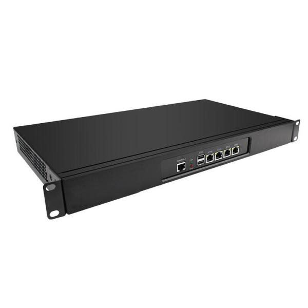 1U rackmount D2500 4 Gigabit LAN firewall PC appliance soft router support