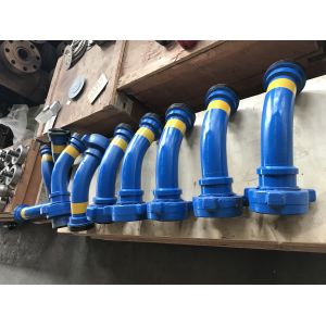 API 6A Wellhead Fittings High Pressure Flanged And Union Elbow 2" 3000 Psi