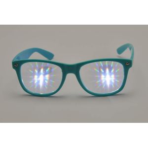 Ultimate Plastic Diffraction Glasses,3D Prism Effect EDM Rainbow Style Rave