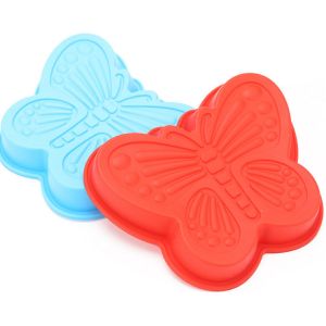 Non - Stick Silicone Butterfly Cake Mould Animal Shape Bake Evenly For Candy