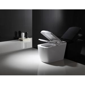 China Auto Open Power Flush Toilet Integrated Electronic Intelligent Toilet on sale