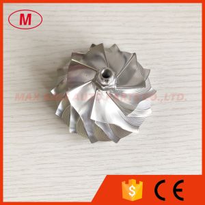 T04E 7+7 blades 53.87/76.07mm 448048-0004 performance Bullet Head turbo milling/aluminum 2618/billet compressor wheel