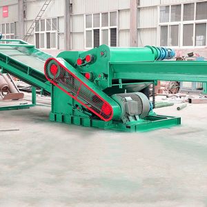 Heavy Duty Electric Wood Pallet Shredder Machine