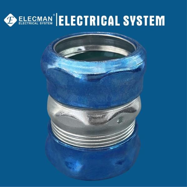 Buy Raintight Steel EMT Coupling Compression Type 1-1/4 Inch at wholesale prices