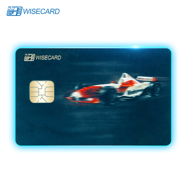 Buy Custom LED Payment Cards with 360° Edge Glow at wholesale prices
