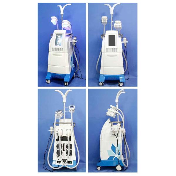 Vertical 2 Cryo Handles Work At The Same Time Cryolipolysis Weight Loss Machine