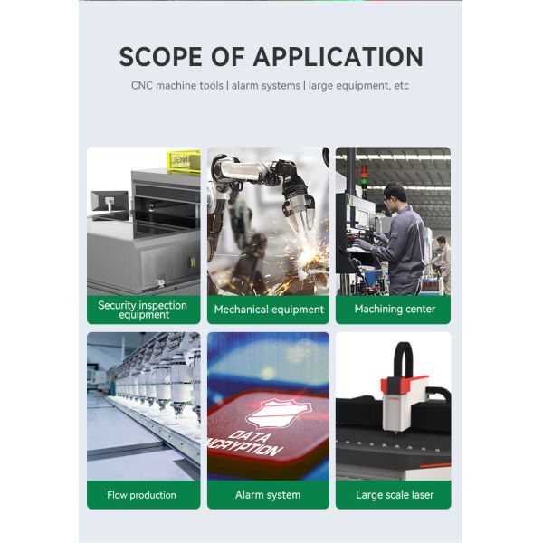 Customized Tower Warning Light Single Layer Three Color Led Signal Tower Light