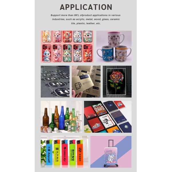 Inkjet Printer Flatbed U1 I3200 Printhead Print Box Uv Stickers Flatbed Printer 6090 UV Printer