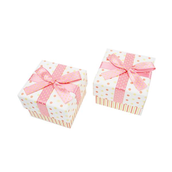 CMYK Pantone Colour Printing Retail Stand Box for Small Pink Craft Gift Jewelry Packaging