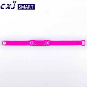 GYM RFID NFC Bracelet , NFC Silicone Wristbands Waterproof