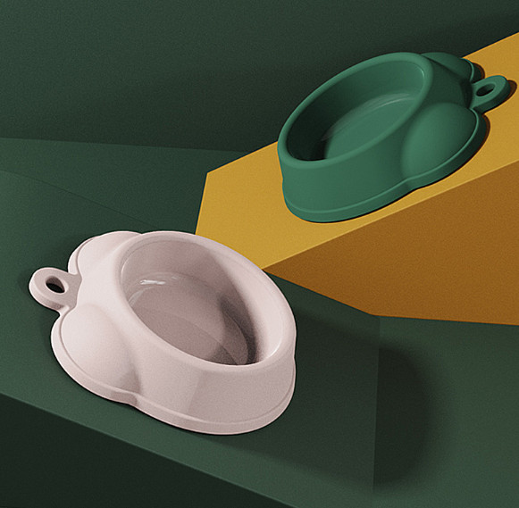 Anti Fouling Elevated Cat Food Bowls Double Raised Food Water Feeder