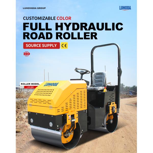 Free Shipping Small Road Roller 1.5 Tons Hydraulic Two Wheel Soil Compactor Roller with Good Price