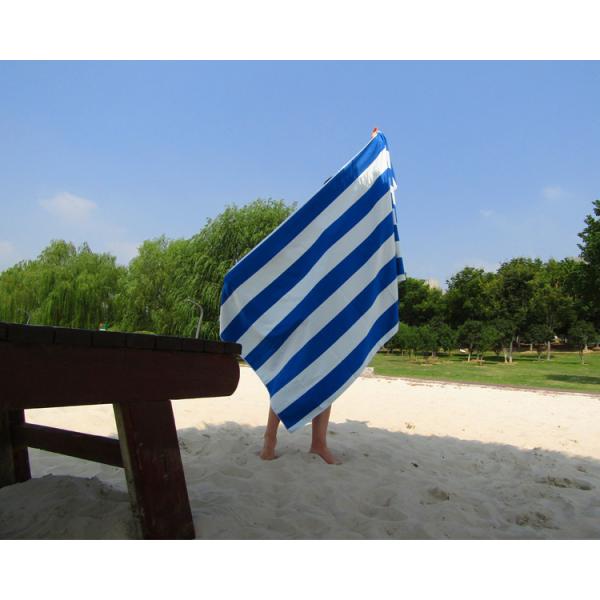 ODM Sand Free Stripe Beach Printed Microfiber Sports Towel Golf Towels Bulk 80*160